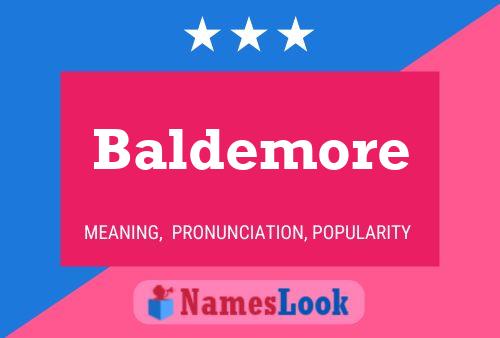 Baldemore பெயர் போஸ்டர்