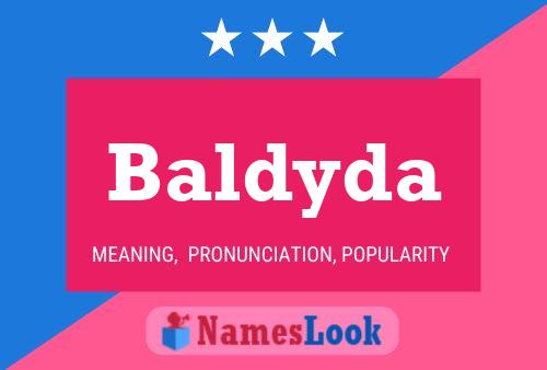 Baldyda பெயர் போஸ்டர்