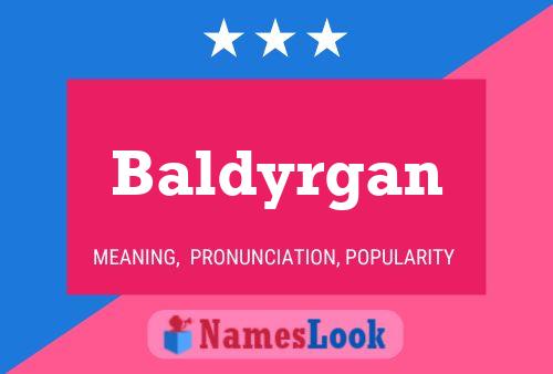 Baldyrgan பெயர் போஸ்டர்