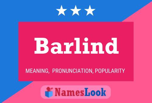 Barlind பெயர் போஸ்டர்