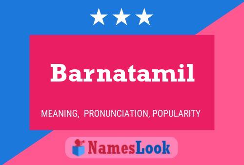 Barnatamil பெயர் போஸ்டர்