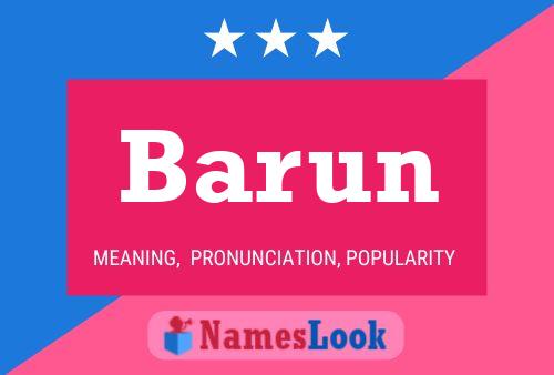 Barun பெயர் போஸ்டர்