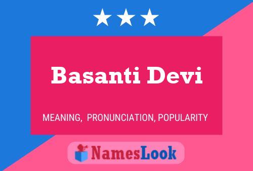 Basanti Devi பெயர் போஸ்டர்