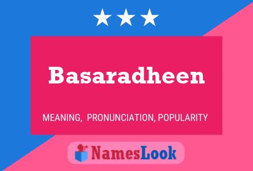 Basaradheen பெயர் போஸ்டர்