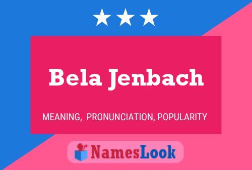 Bela Jenbach பெயர் போஸ்டர்