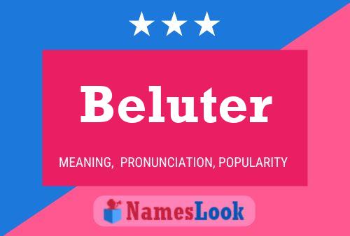 Beluter பெயர் போஸ்டர்