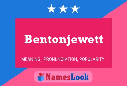 Bentonjewett பெயர் போஸ்டர்