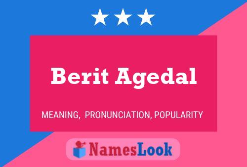 Berit Agedal பெயர் போஸ்டர்