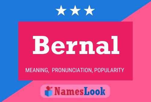 Bernal பெயர் போஸ்டர்