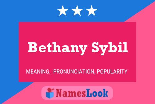 Bethany Sybil பெயர் போஸ்டர்