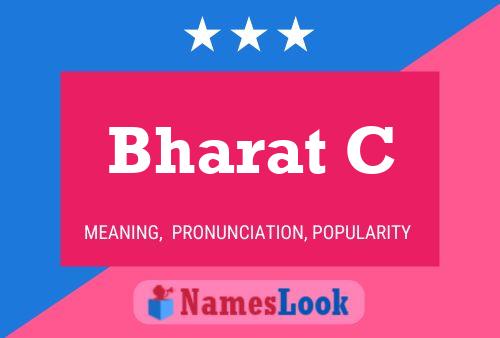 Bharat C பெயர் போஸ்டர்