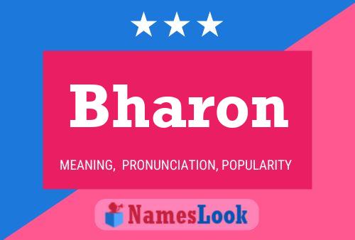 Bharon பெயர் போஸ்டர்