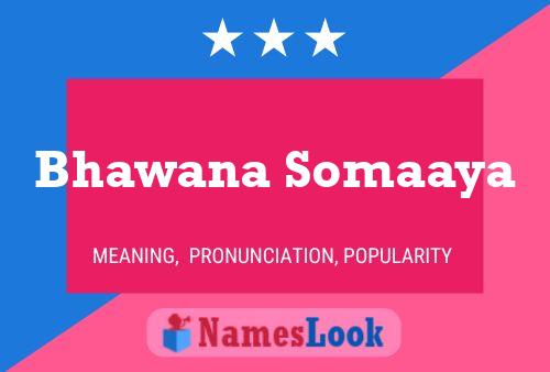 Bhawana Somaaya பெயர் போஸ்டர்