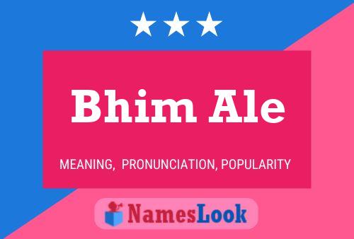 Bhim Ale பெயர் போஸ்டர்