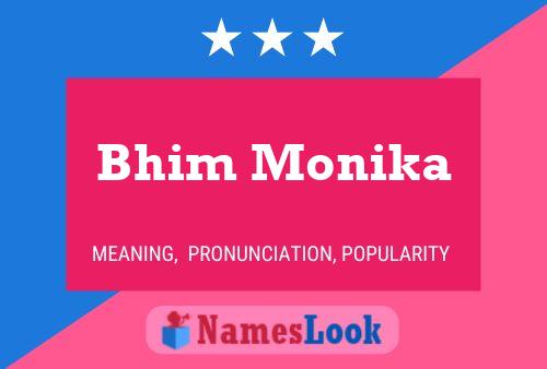 Bhim Monika பெயர் போஸ்டர்