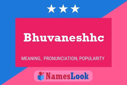 Bhuvaneshhc பெயர் போஸ்டர்