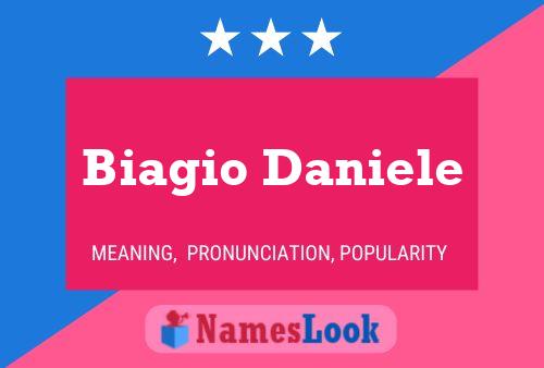 Biagio Daniele பெயர் போஸ்டர்