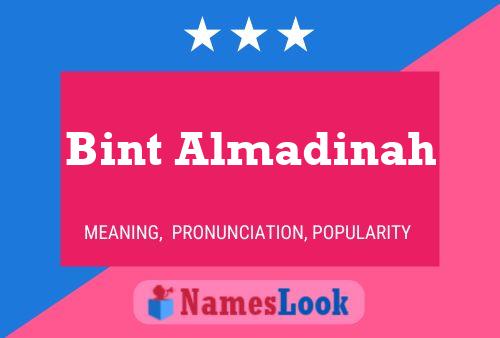 Bint Almadinah பெயர் போஸ்டர்