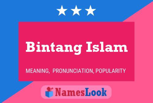 Bintang Islam பெயர் போஸ்டர்