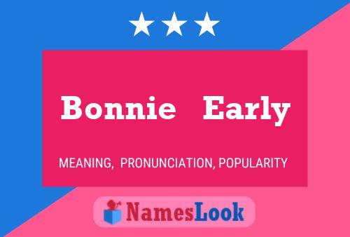 Bonnie   Early பெயர் போஸ்டர்