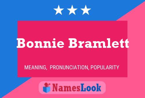 Bonnie Bramlett பெயர் போஸ்டர்