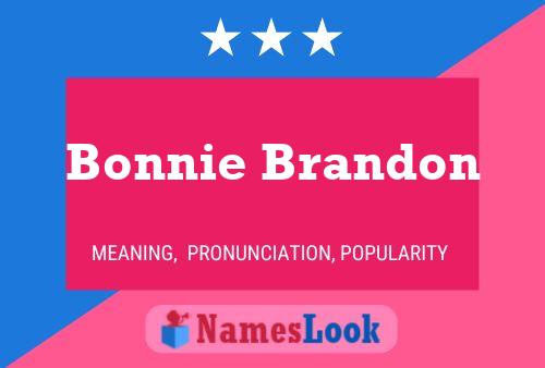 Bonnie Brandon பெயர் போஸ்டர்