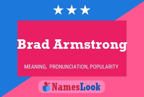 Brad Armstrong பெயர் போஸ்டர்