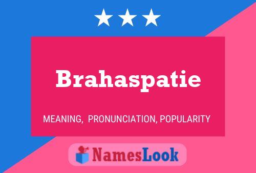 Brahaspatie பெயர் போஸ்டர்