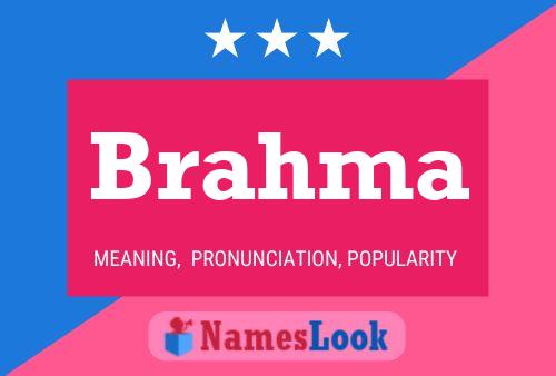 Brahma பெயர் போஸ்டர்