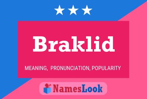 Braklid பெயர் போஸ்டர்