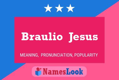 Braulio  Jesus பெயர் போஸ்டர்