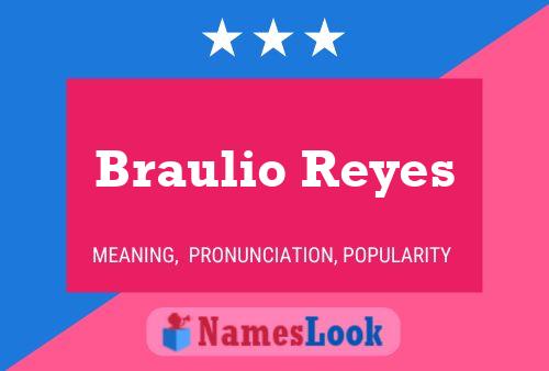 Braulio Reyes பெயர் போஸ்டர்