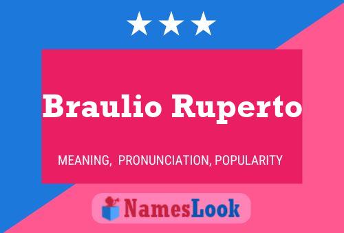 Braulio Ruperto பெயர் போஸ்டர்