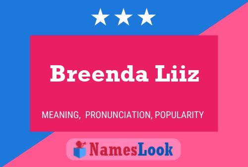 Breenda Liiz பெயர் போஸ்டர்