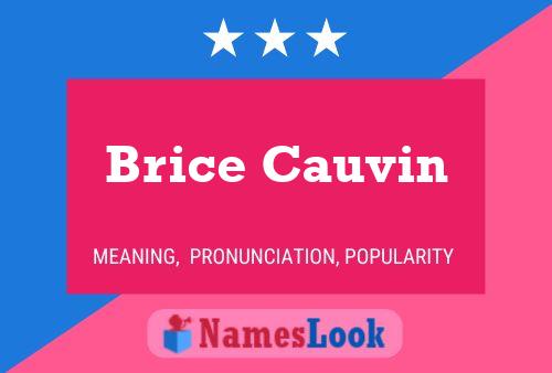 Brice Cauvin பெயர் போஸ்டர்