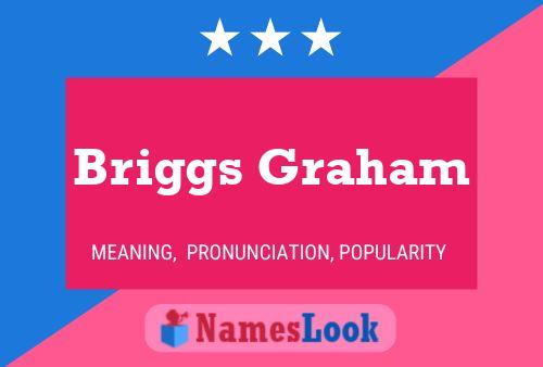 Briggs Graham பெயர் போஸ்டர்