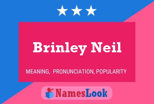 Brinley Neil பெயர் போஸ்டர்