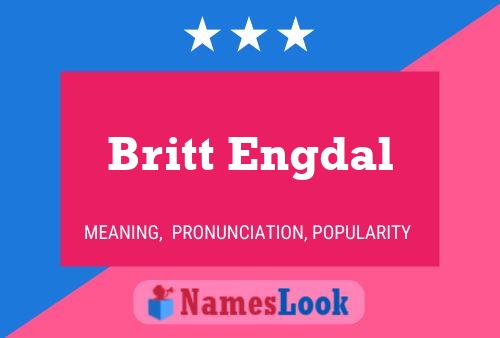 Britt Engdal பெயர் போஸ்டர்