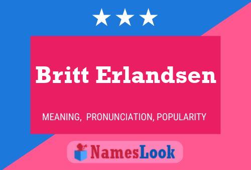 Britt Erlandsen பெயர் போஸ்டர்