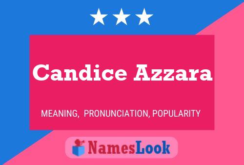 Candice Azzara பெயர் போஸ்டர்