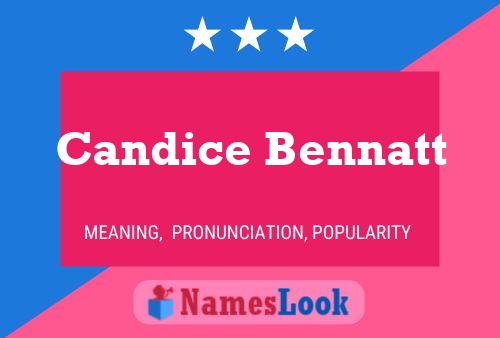 Candice Bennatt பெயர் போஸ்டர்