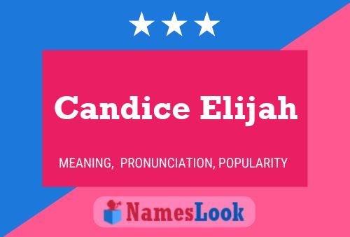 Candice Elijah பெயர் போஸ்டர்