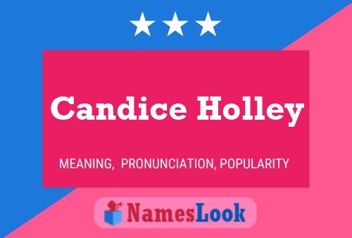 Candice Holley பெயர் போஸ்டர்