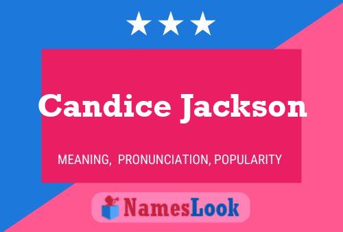 Candice Jackson பெயர் போஸ்டர்