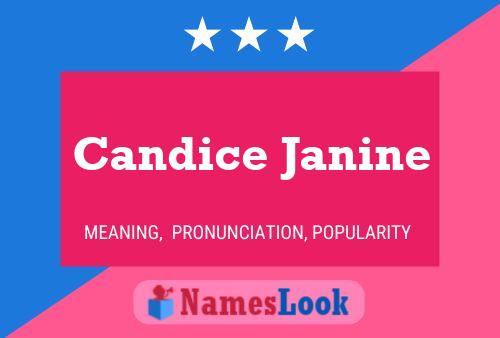 Candice Janine பெயர் போஸ்டர்