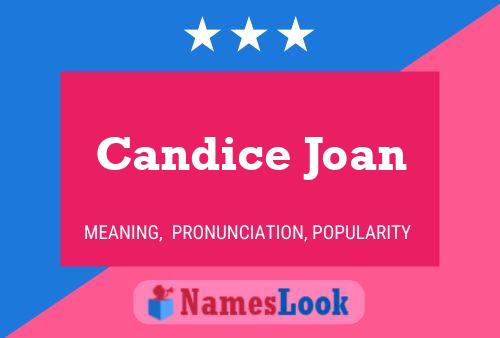 Candice Joan பெயர் போஸ்டர்