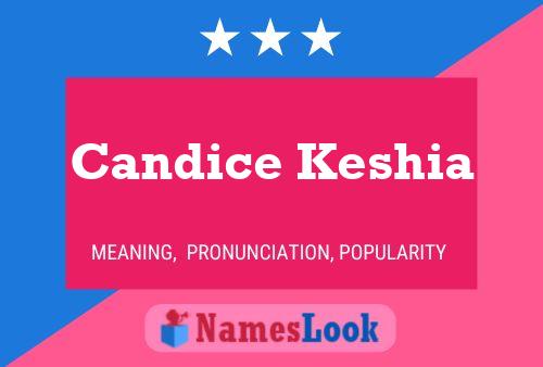 Candice Keshia பெயர் போஸ்டர்