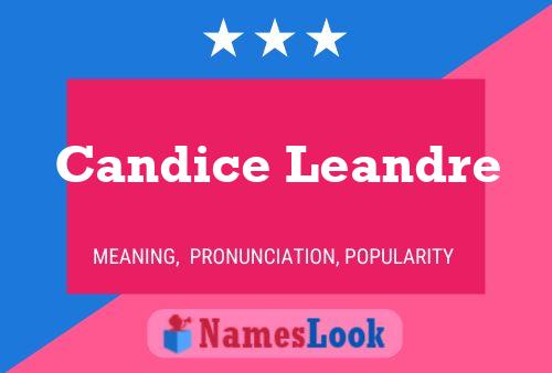 Candice Leandre பெயர் போஸ்டர்