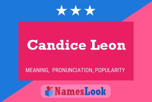 Candice Leon பெயர் போஸ்டர்