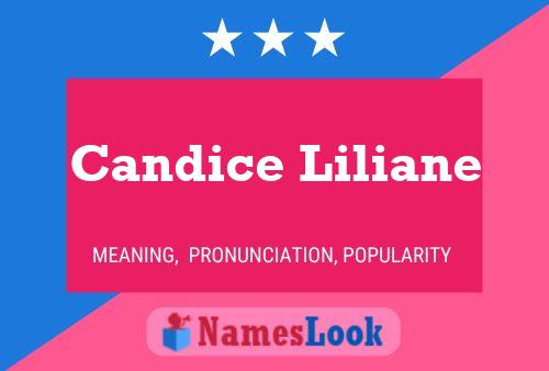 Candice Liliane பெயர் போஸ்டர்